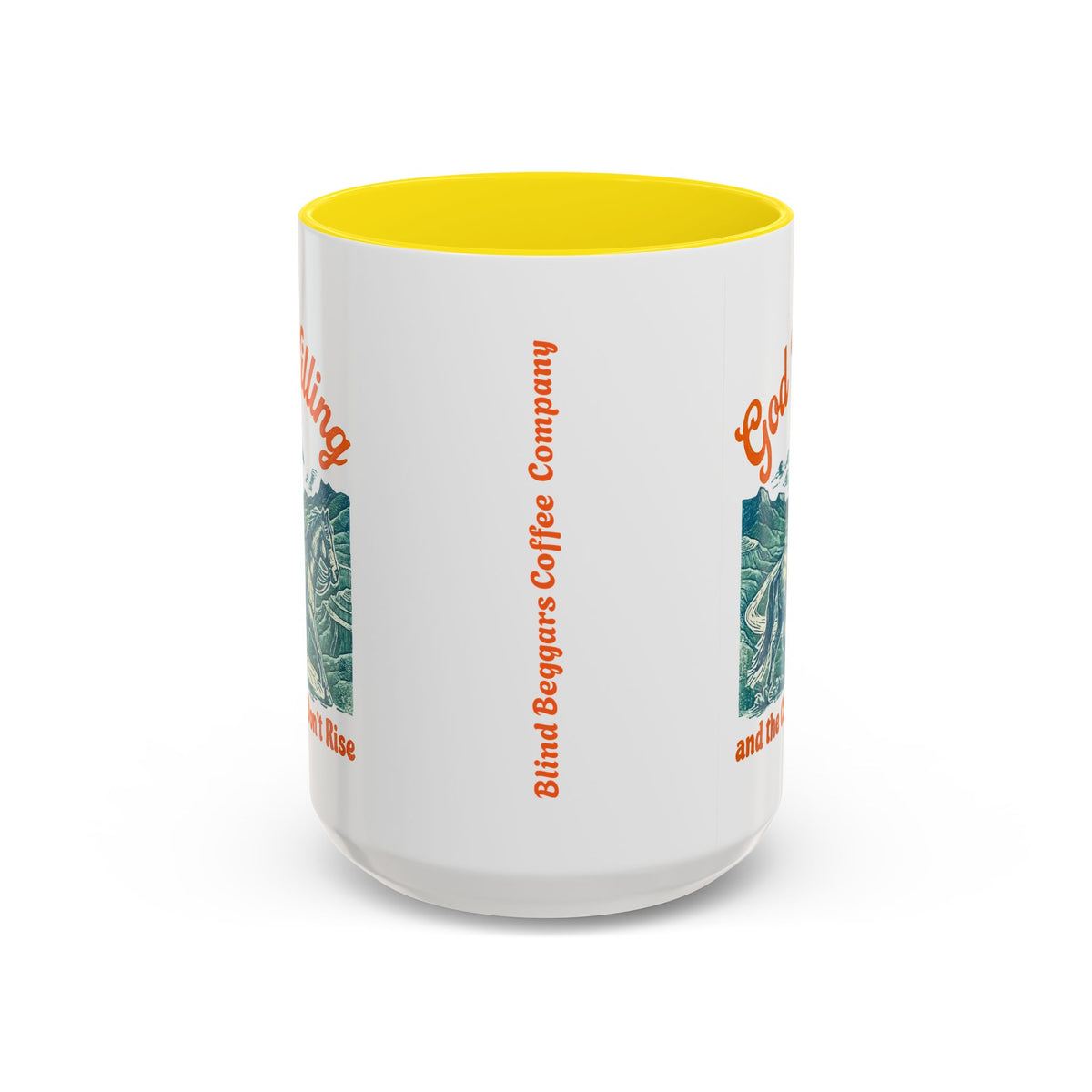 God Willing Cowboy Coffee Mug — "and the Creek Don't Rise" Rustic Faith Gift (11/15oz)