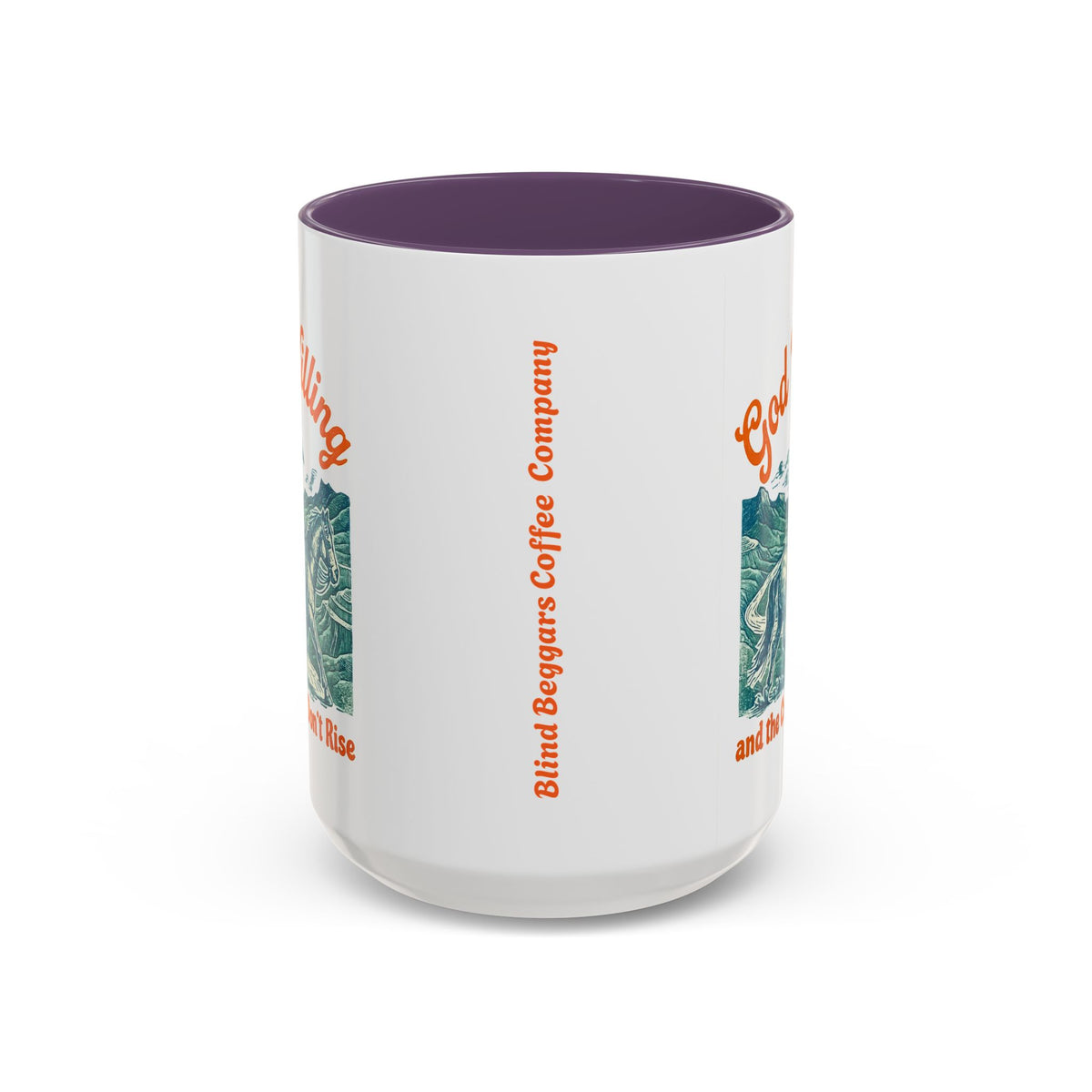 God Willing Cowboy Coffee Mug — "and the Creek Don't Rise" Rustic Faith Gift (11/15oz)