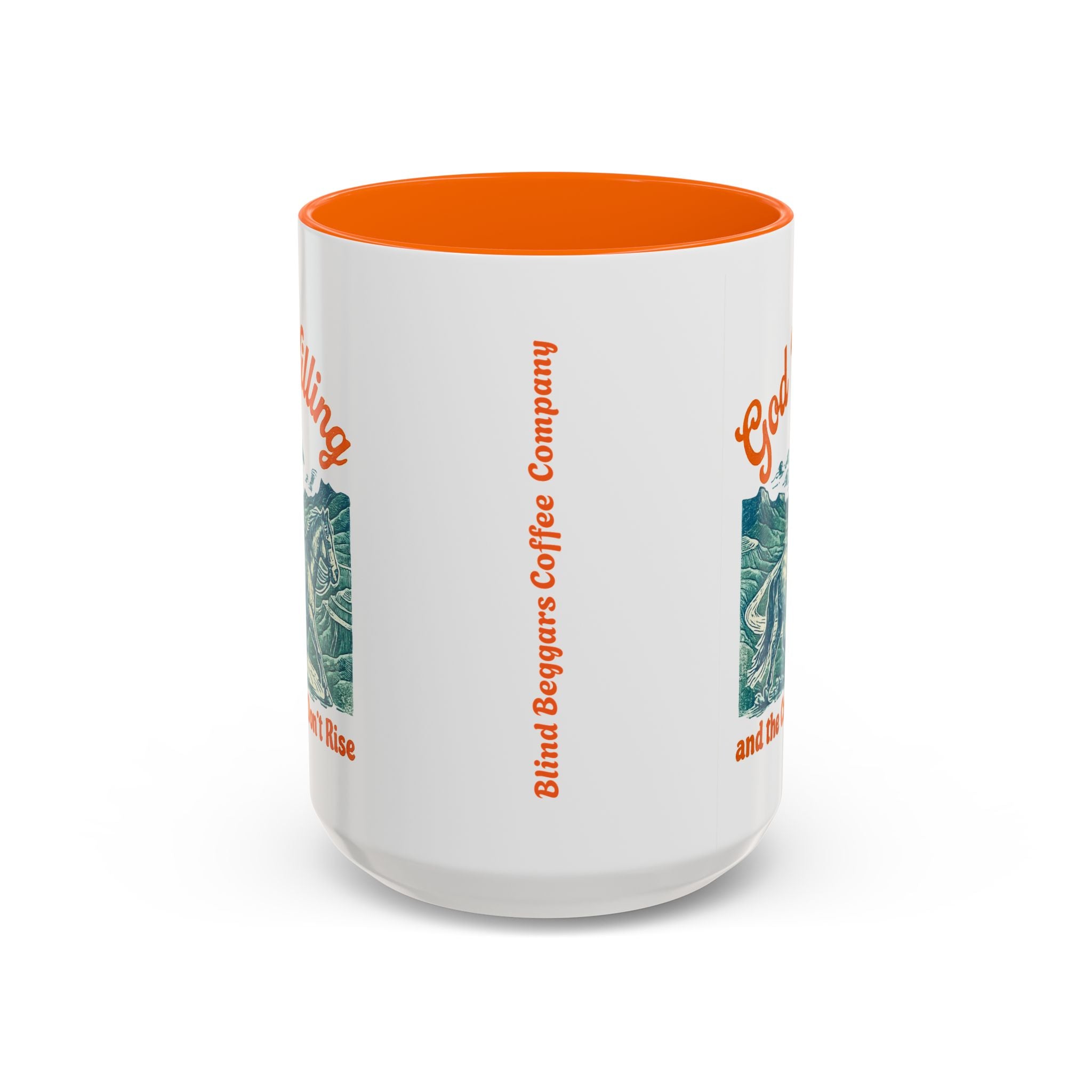 God Willing Cowboy Coffee Mug — "and the Creek Don't Rise" Rustic Faith Gift (11/15oz)