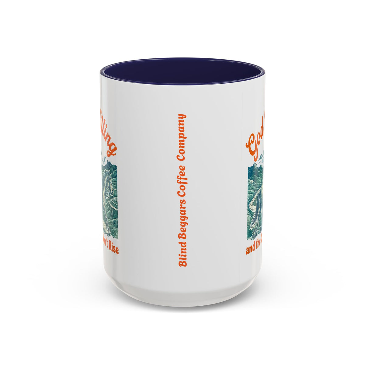 God Willing Cowboy Coffee Mug — "and the Creek Don't Rise" Rustic Faith Gift (11/15oz)