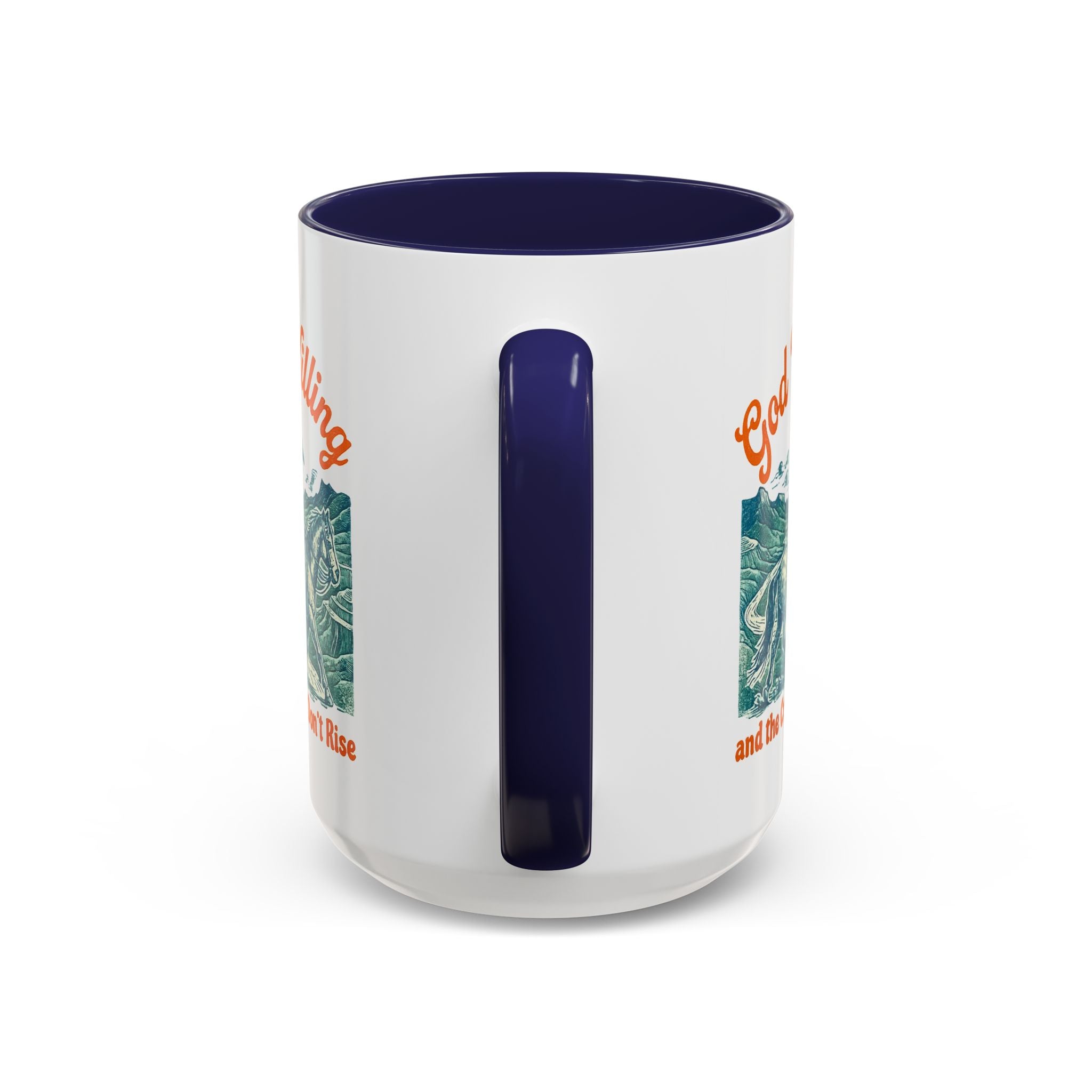 God Willing Cowboy Coffee Mug — "and the Creek Don't Rise" Rustic Faith Gift (11/15oz)