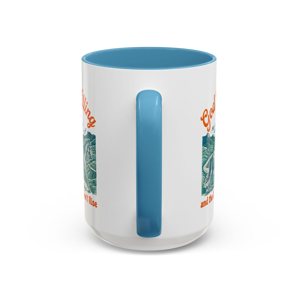 God Willing Cowboy Coffee Mug — "and the Creek Don't Rise" Rustic Faith Gift (11/15oz)