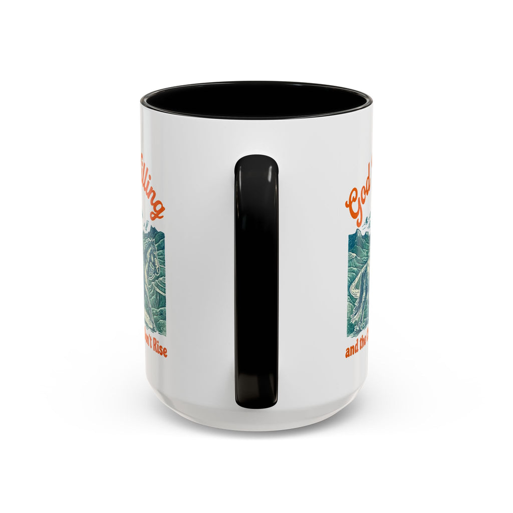 God Willing Cowboy Coffee Mug — "and the Creek Don't Rise" Rustic Faith Gift (11/15oz)