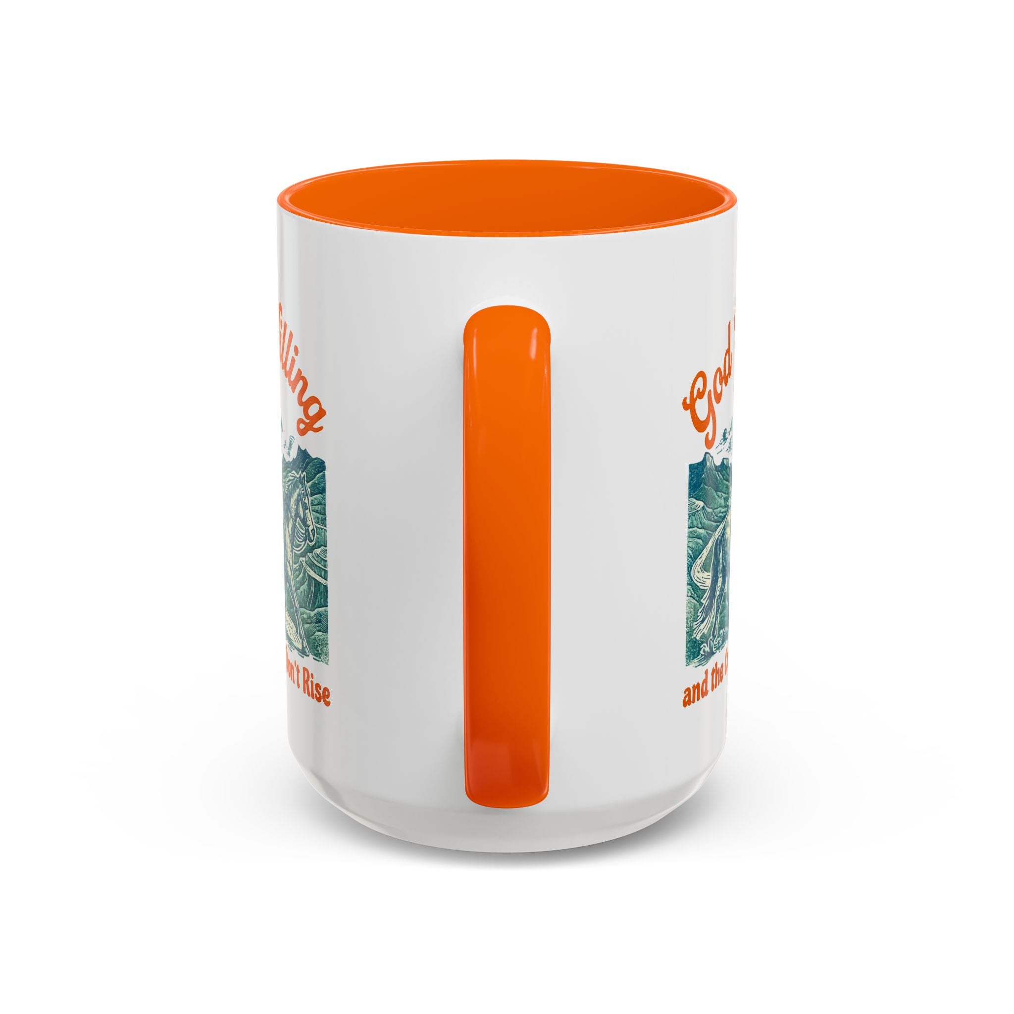 God Willing Cowboy Coffee Mug — "and the Creek Don't Rise" Rustic Faith Gift (11/15oz)