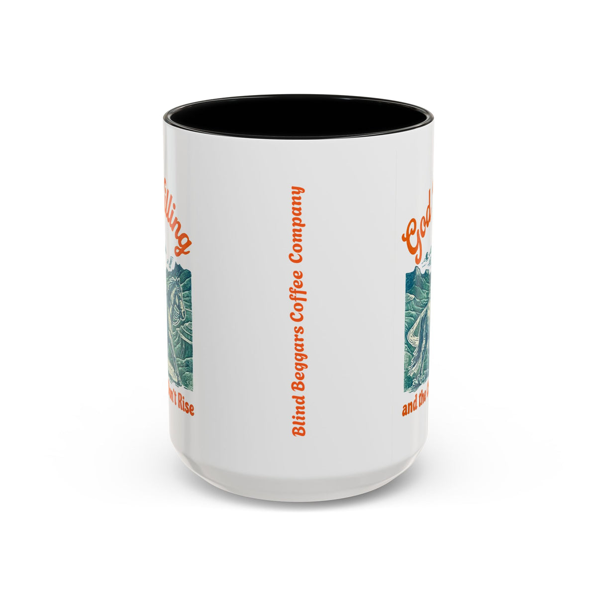 God Willing Cowboy Coffee Mug — "and the Creek Don't Rise" Rustic Faith Gift (11/15oz)