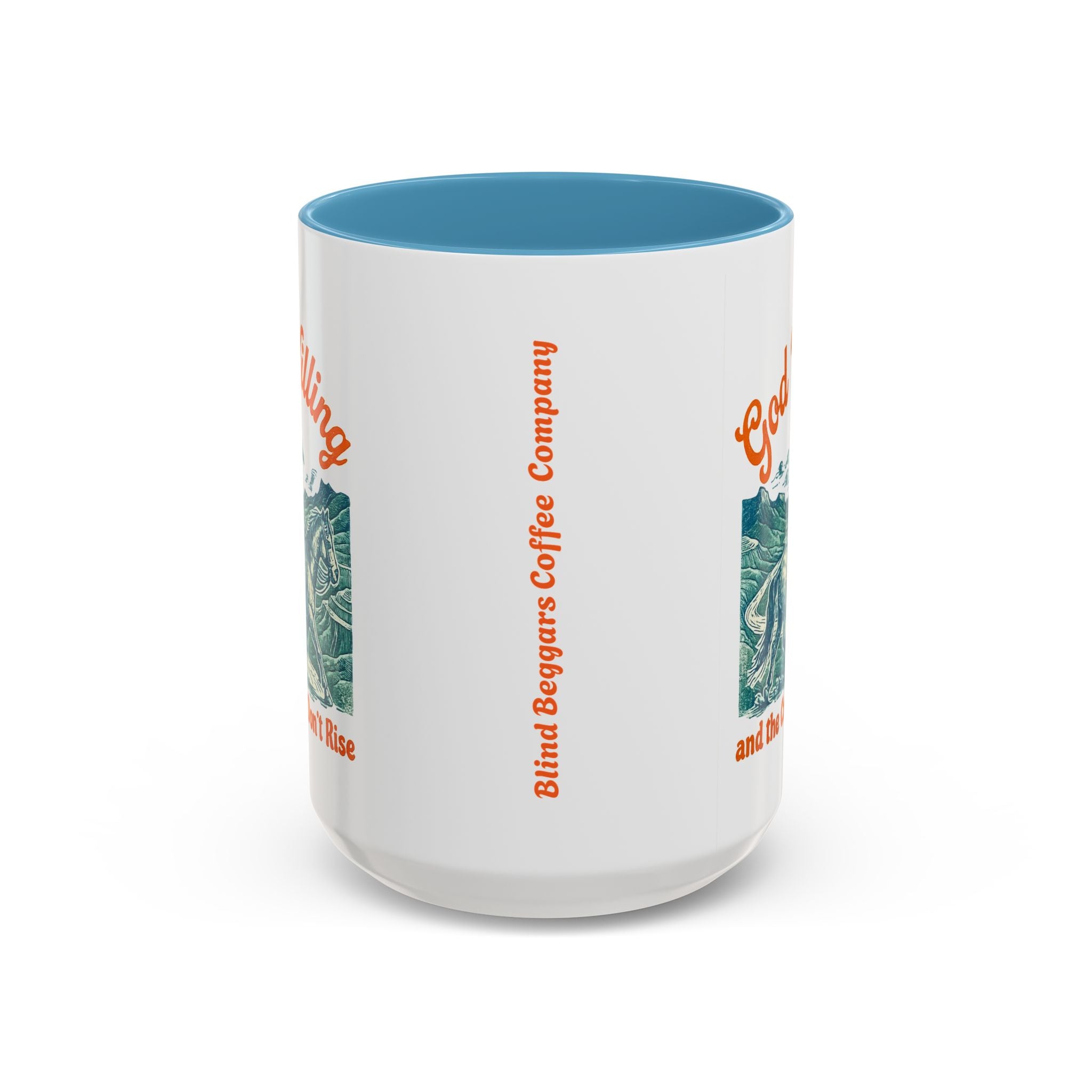 God Willing Cowboy Coffee Mug — "and the Creek Don't Rise" Rustic Faith Gift (11/15oz)
